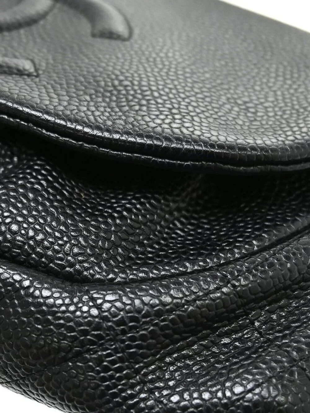 Chanel Calfskin Half Moon Flap WOC Wallet on Chain Shoulder Bag NQ11766